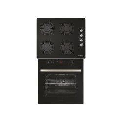  Alveus Kristal 2'li Siyah Ankastre Set (GLS640S-MFA627S) Outlet Ürün