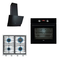  Teka Tvt 60.1 Davlumbaz + Ex 60.1 4g Aı Al Cı Ocak + Hak 625 Bk Fırın Ankastre Siyah-Inox Set Outlet Ürün