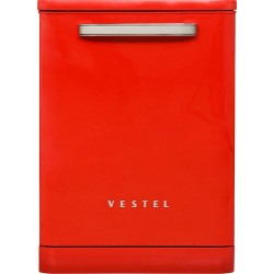  Vestel BM 5001 Retro Kırmızı 5 Programlı Bulaşık Makinesi Outlet Ürün