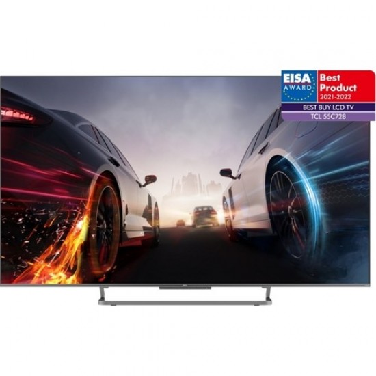  TCL 55C728 55" 139 Ekran Uydu Alıcılı 4K Android QLED TV Outlet Ürün