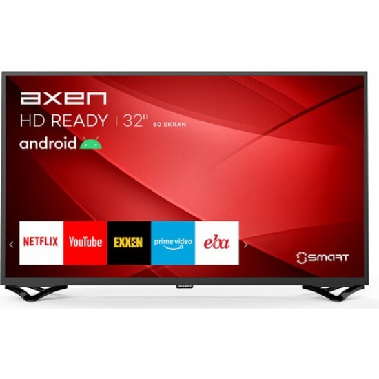  Axen AX32DAB13 32" 80 Ekran Uydu Alıcılı HD Android Smart LED TV Outlet Ürün