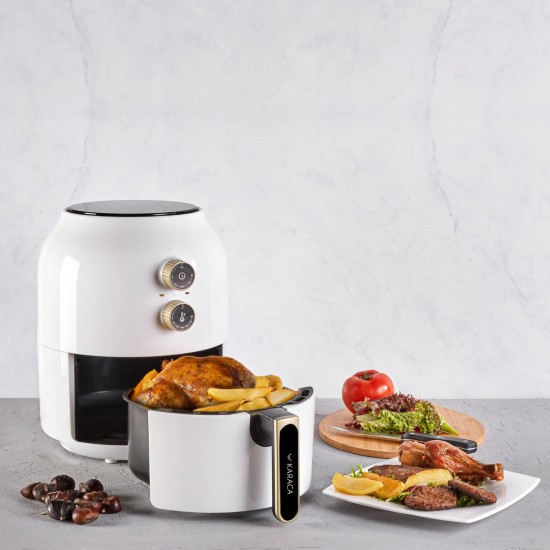 Karaca Multifry Beyaz Air Fryer Yağsız Fritöz 3,5 Litre Outlet Ürün