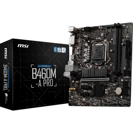 MSI B460M-A Pro Intel B460 2933MHz DDR4 mATX