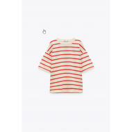 ZARA ÇİZGİLİ OVERSIZE OUTLET T-SHIRT 