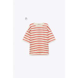 ZARA ÇİZGİLİ OVERSIZE OUTLET T-SHIRT 